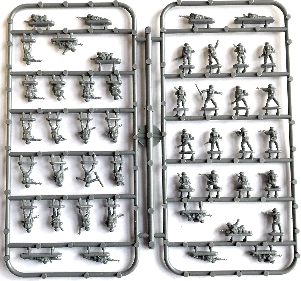 12mm WWII - British Infantry And Heavy Weapons