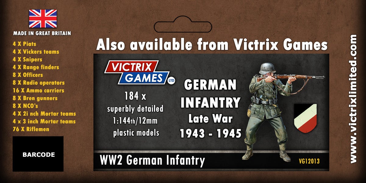 12mm WWII - British Infantry And Heavy Weapons
