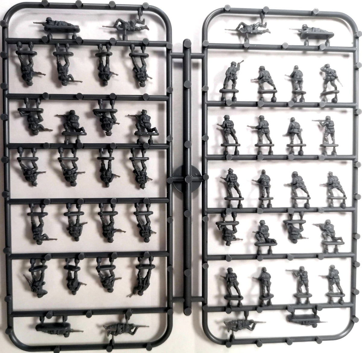 12mm WWII - German Infantry And Heavy Weapons