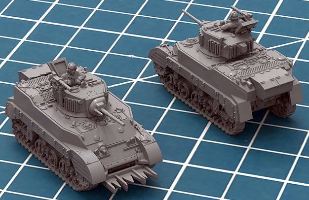12mm WWII - M5 Stuart