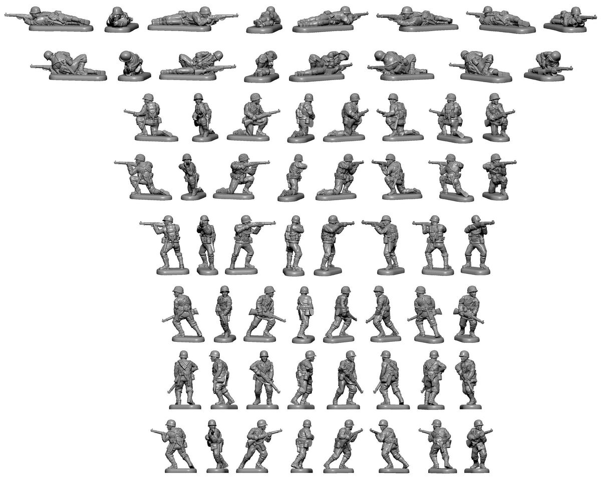 12mm WWII - US Infantry