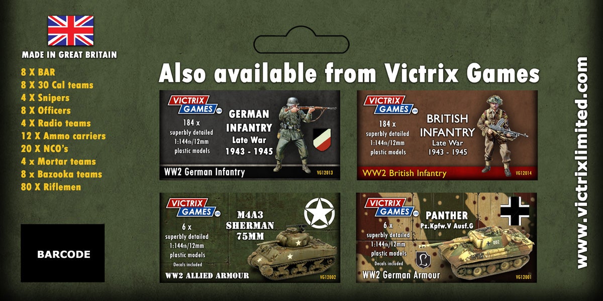 12mm WWII - US Infantry
