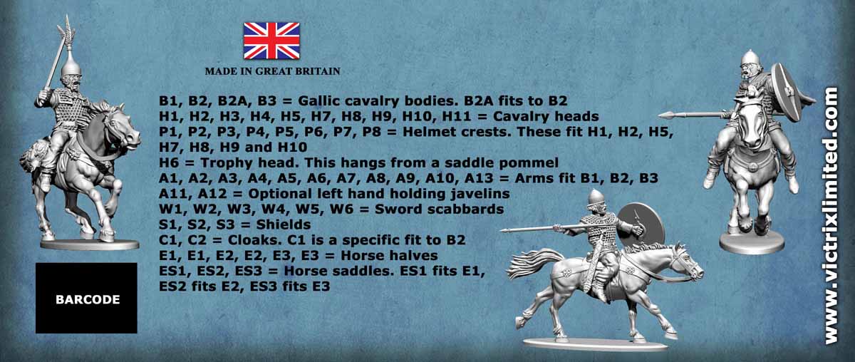 28mm Ancients - Ancient Gallic Cavalry