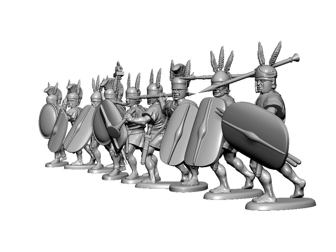 28mm Ancients - Ancient Unarmoured Samnites