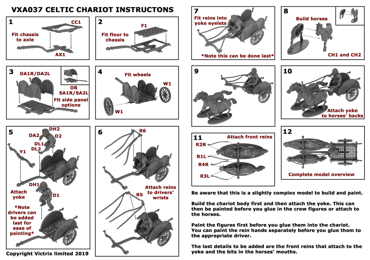28mm Ancients - Celtic Chariot