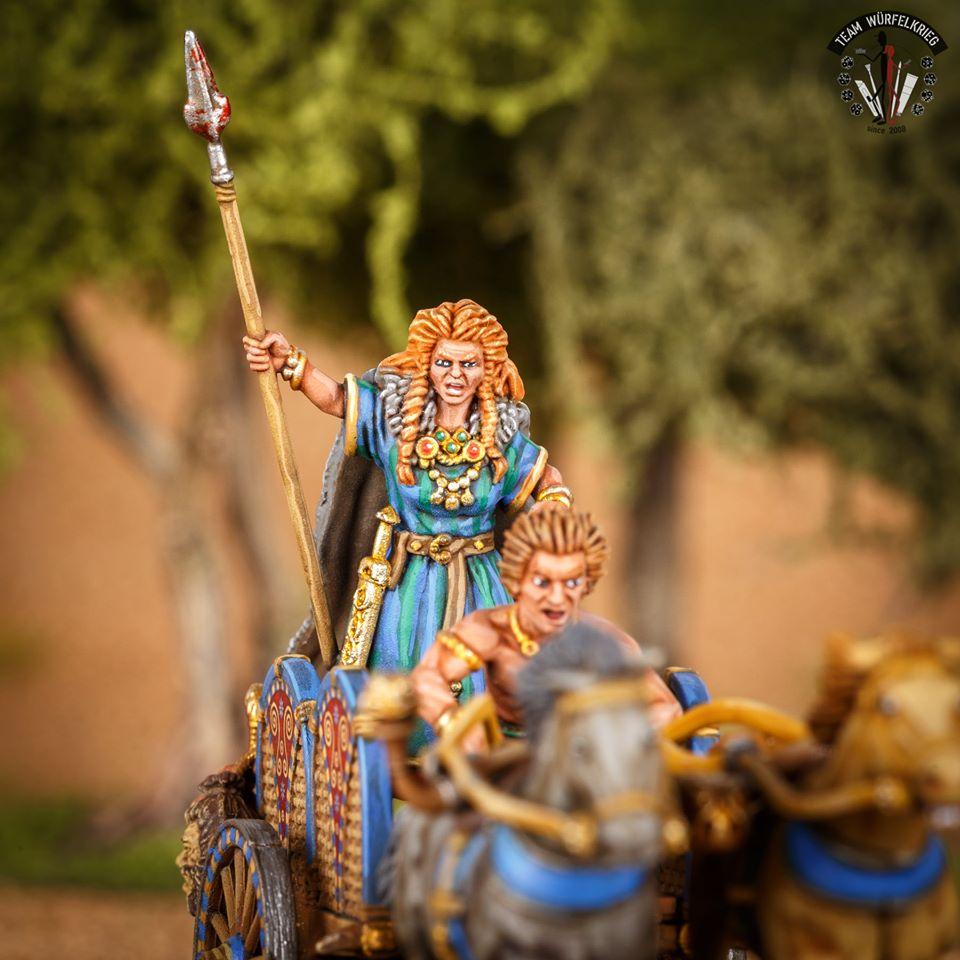 28mm Ancients - Celtic Chariot