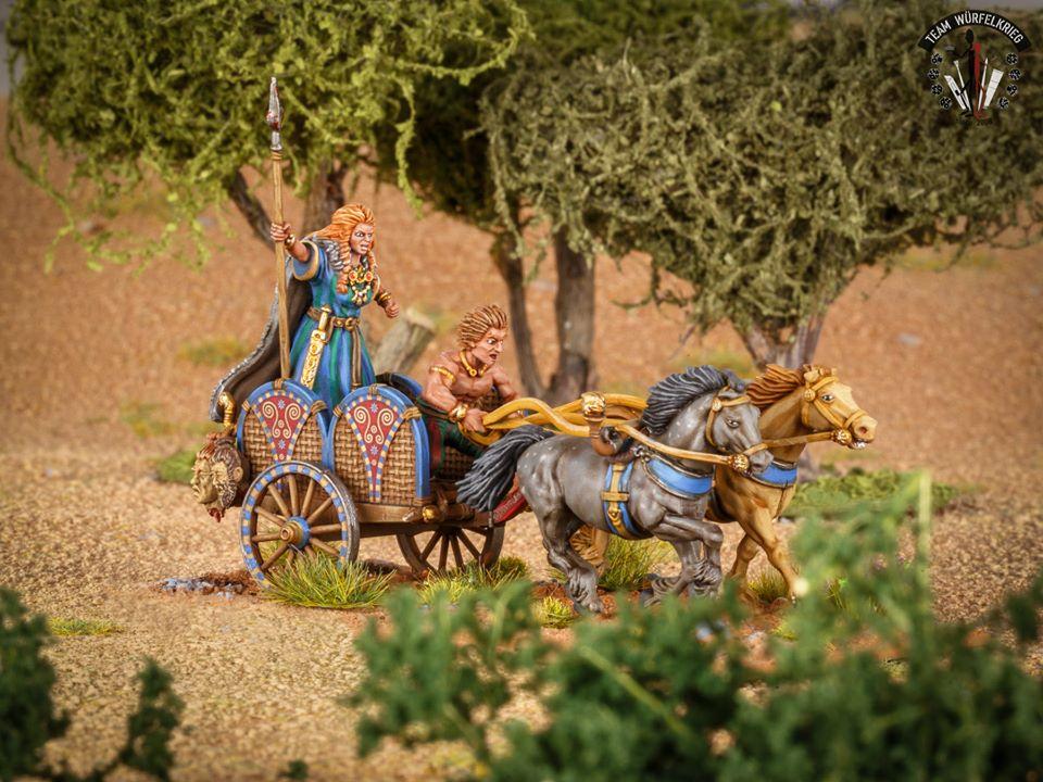 28mm Ancients - Celtic Chariot