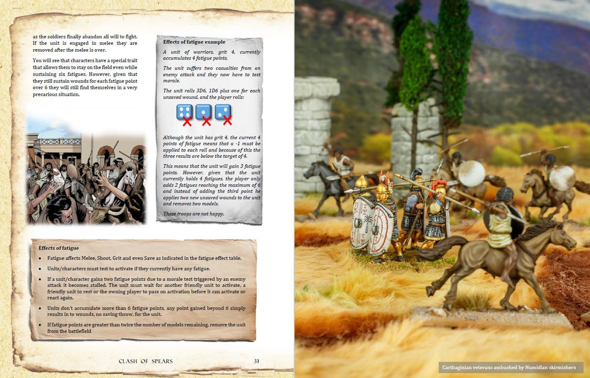 28mm Ancients - CLASH Of Spears - Hardcover Rulebook