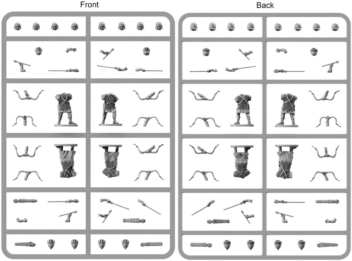 28mm Ancients - Early Imperial Roman Auxiliary Archers - Western And Eastern