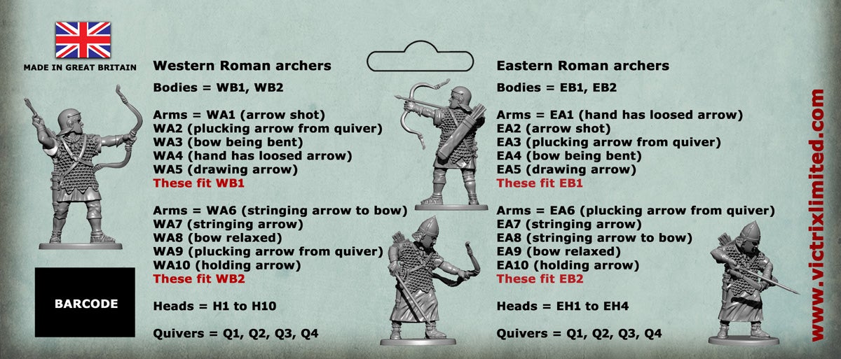 28mm Ancients - Early Imperial Roman Auxiliary Archers - Western And Eastern