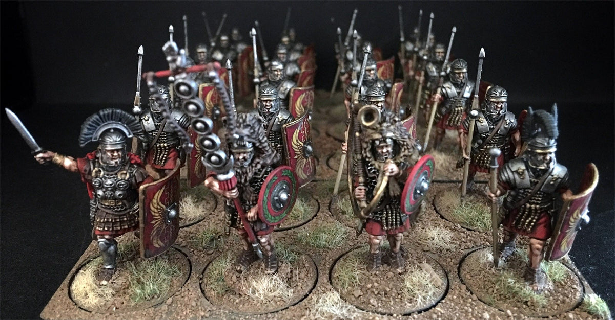 28mm Ancients - Early Imperial Roman Legionaries Advancing