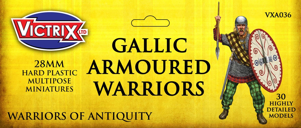 28mm Ancients - Gallic Armoured Warriors