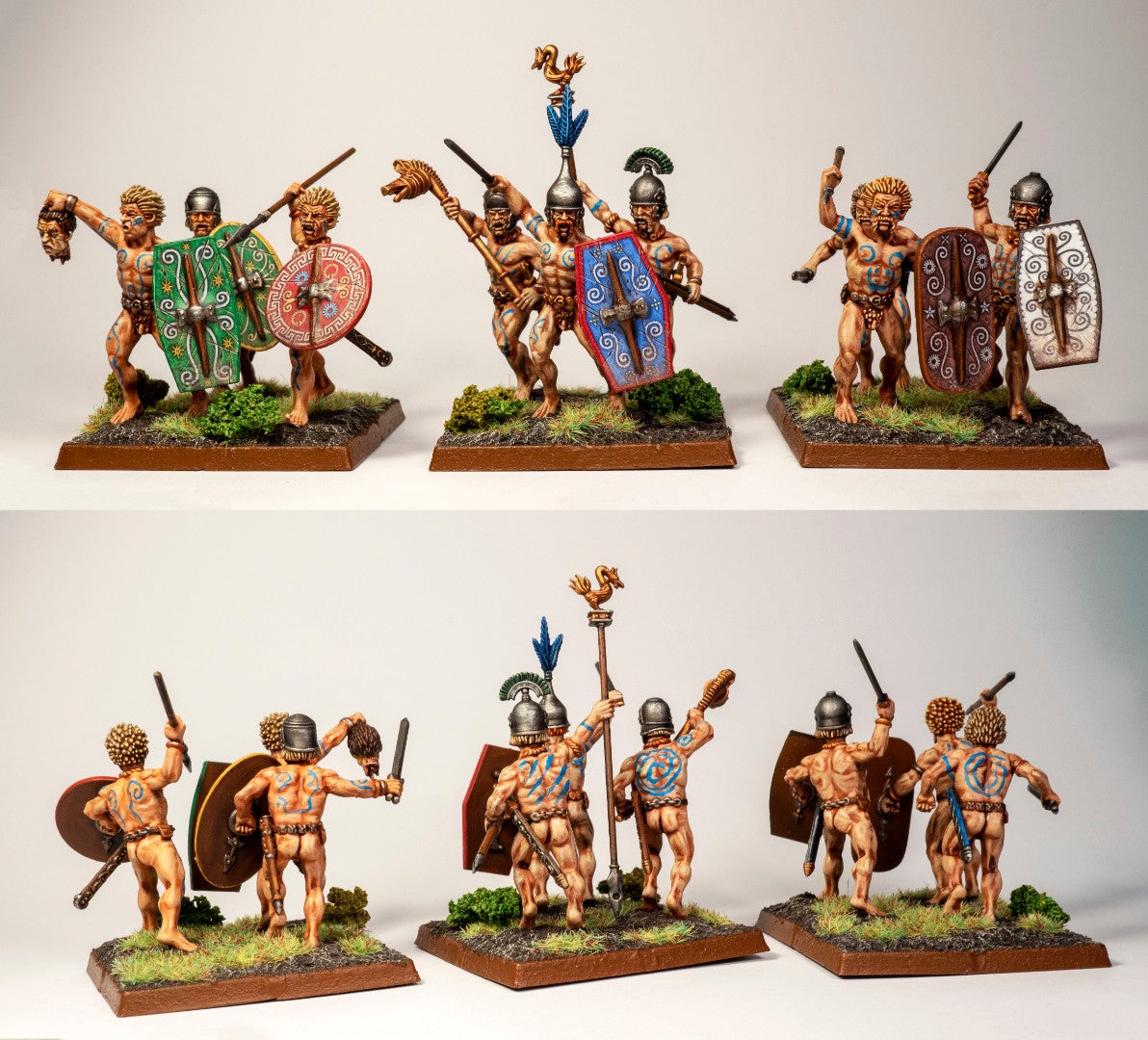 28mm Ancients - Gallic Naked Fanatics