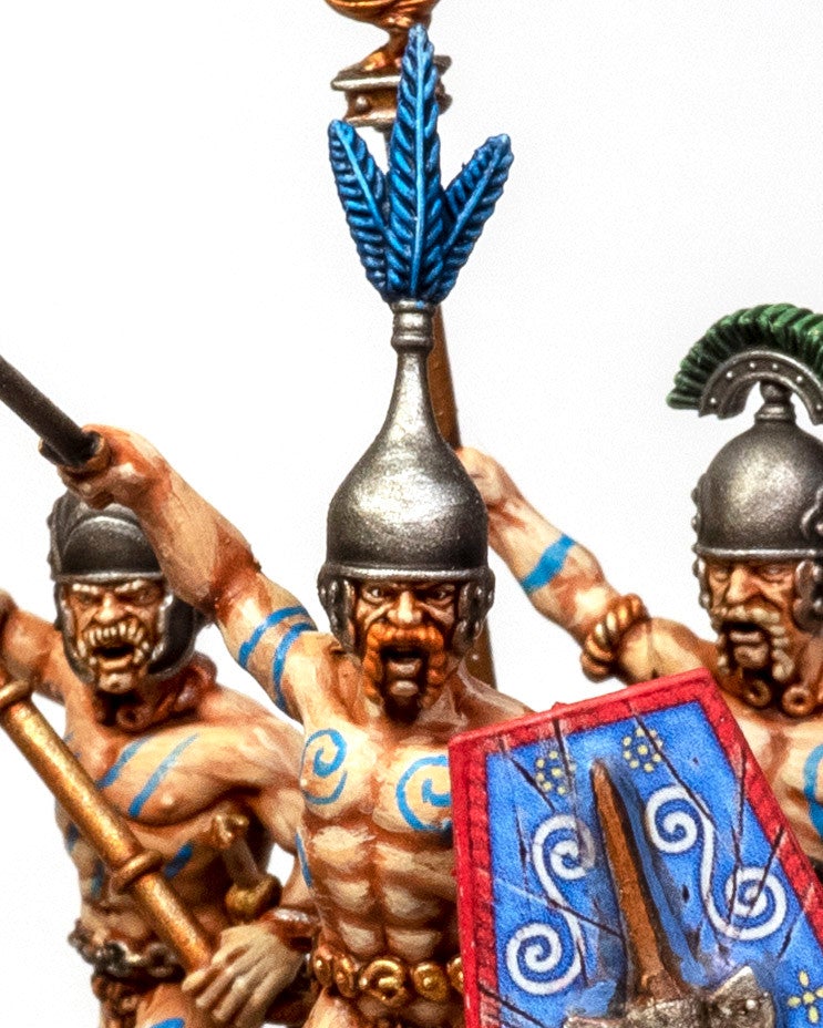 28mm Ancients - Gallic Naked Fanatics