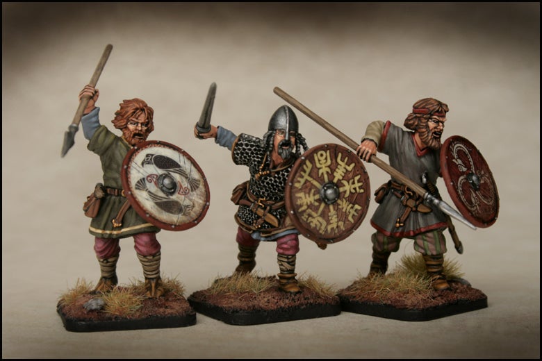 28mm Ancients - Hard Plastic Dark Age Shields