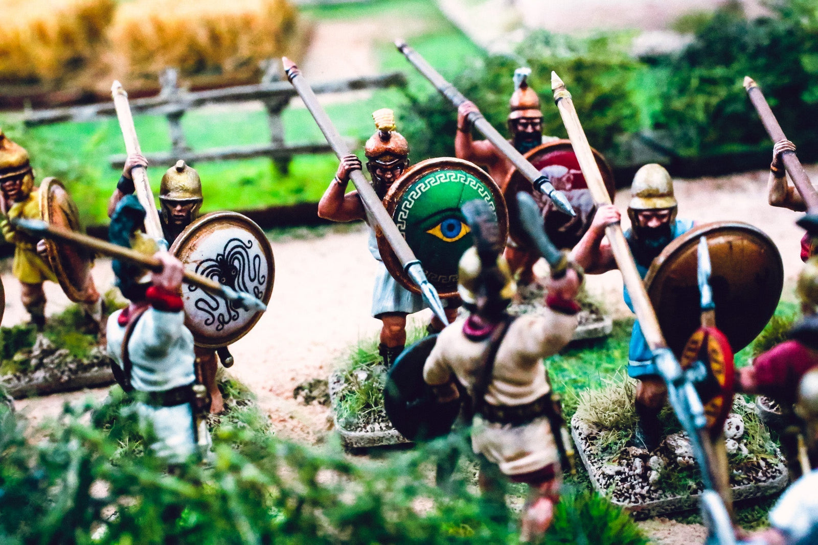28mm Ancients - Hard Plastic Greek Hoplite Shield Pack