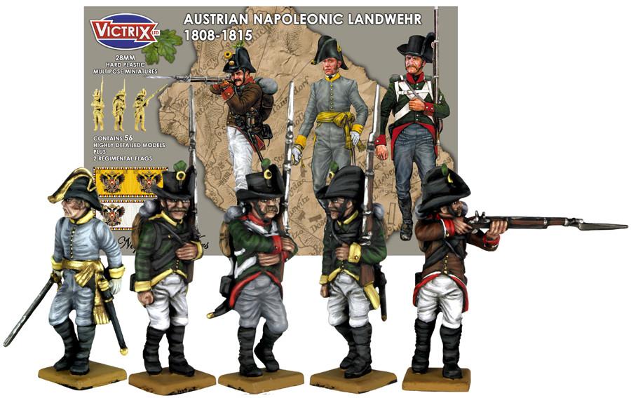 28mm Napoleonics - Austrian Napoleonic Landwehr 1808-1815