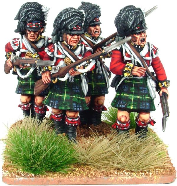 28mm Napoleonics - British Napoleonic Highlander Centre Companies
