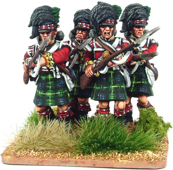 28mm Napoleonics - British Napoleonic Highlander Centre Companies