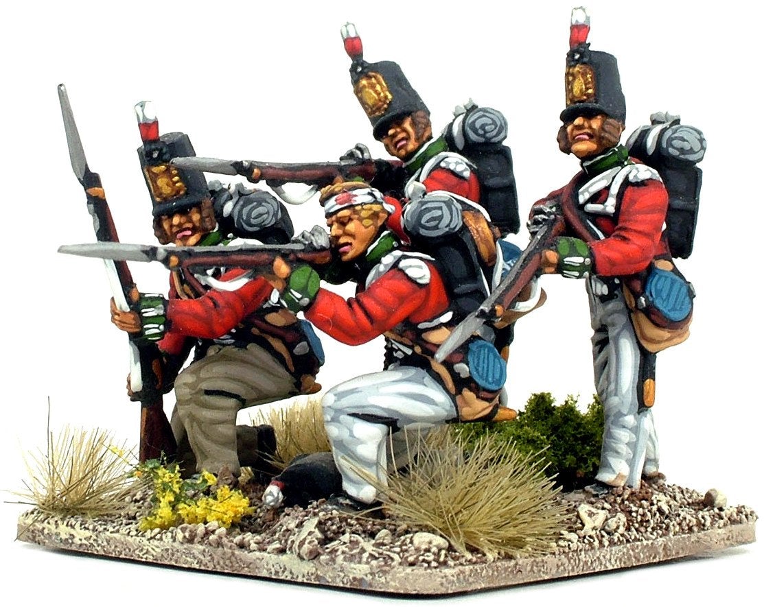 28mm Napoleonics - British Peninsular Infantry Centre Companies