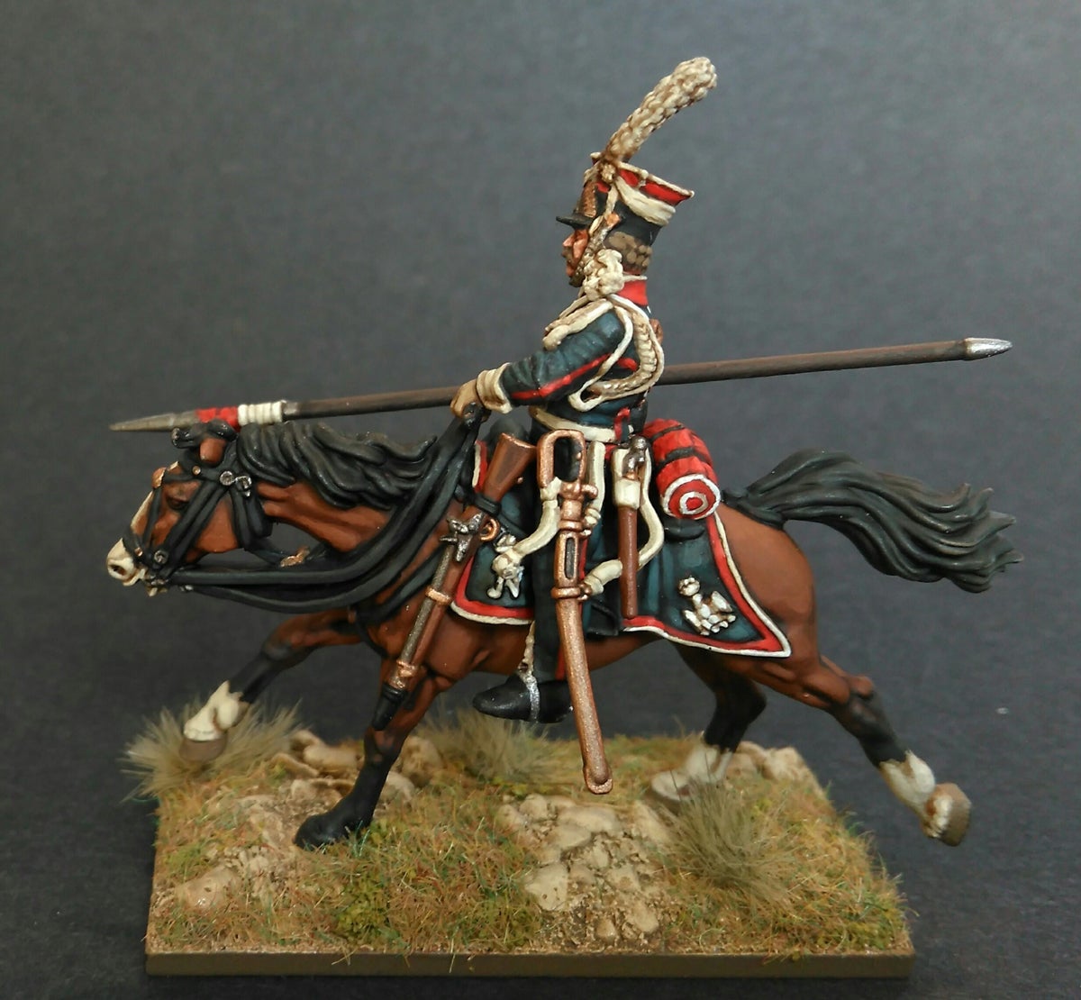 28mm Napoleonics - French Napoleonic Imperial Guard Lancers
