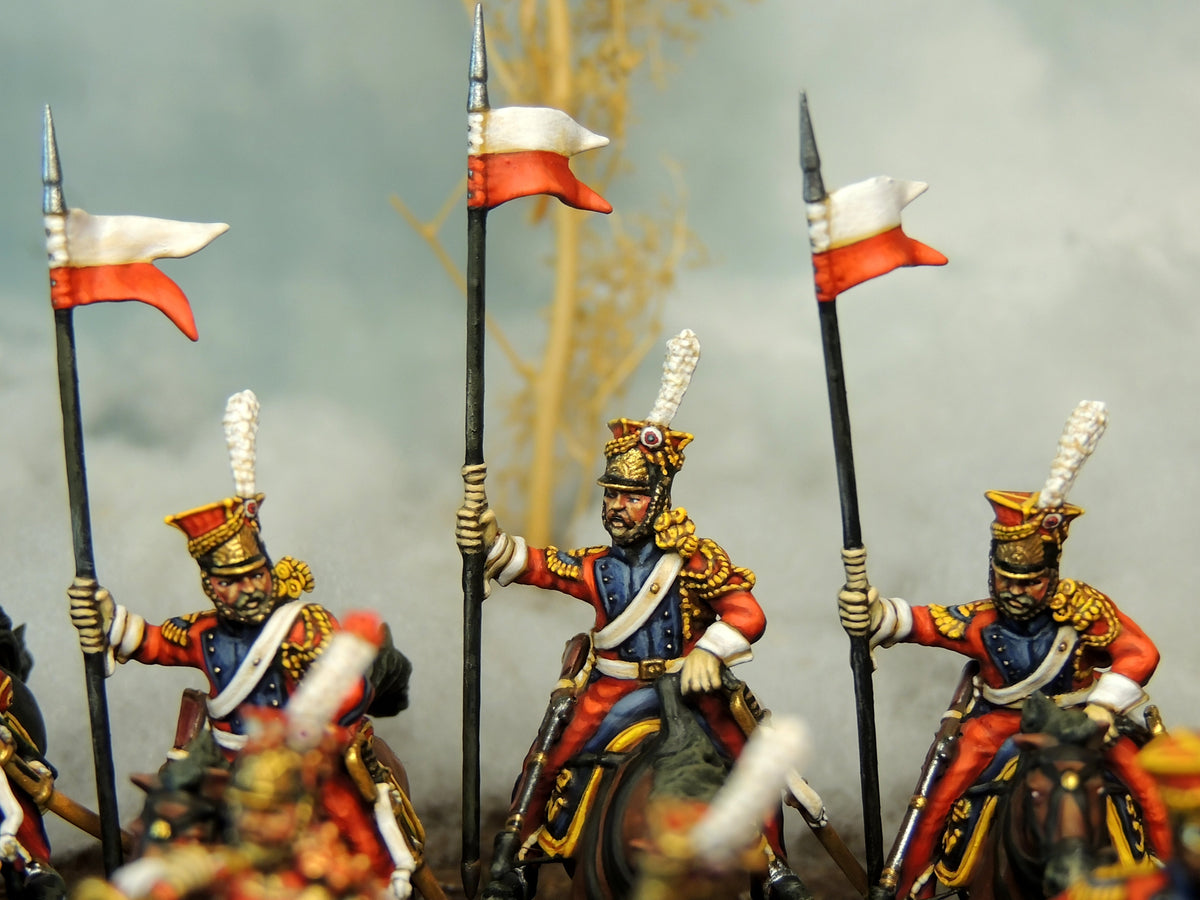 28mm Napoleonics - French Napoleonic Imperial Guard Lancers