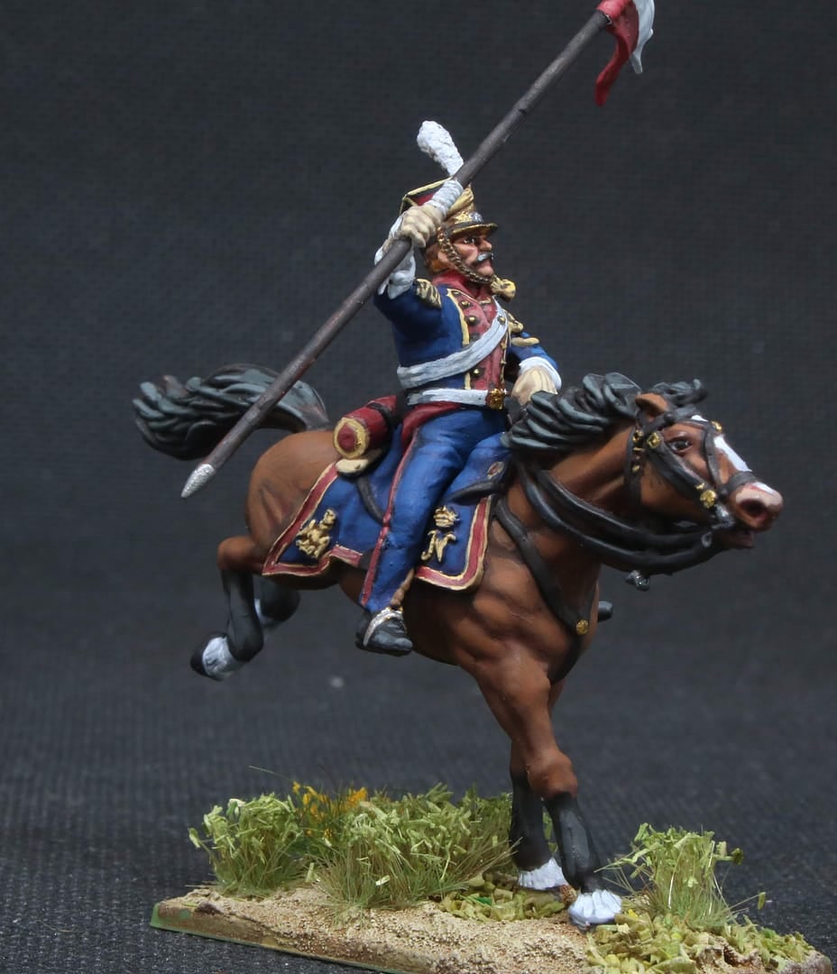 28mm Napoleonics - French Napoleonic Imperial Guard Lancers
