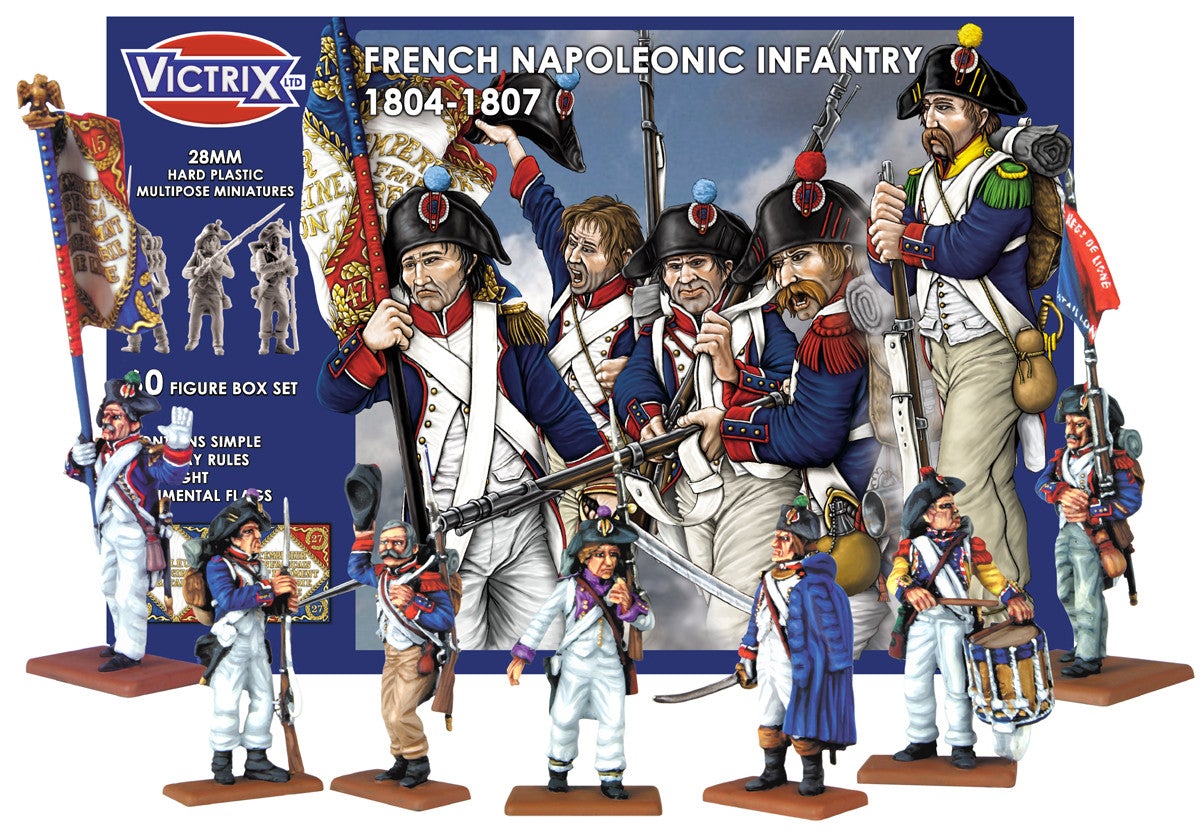 28mm Napoleonics - French Napoleonic Infantry 1804 - 1807