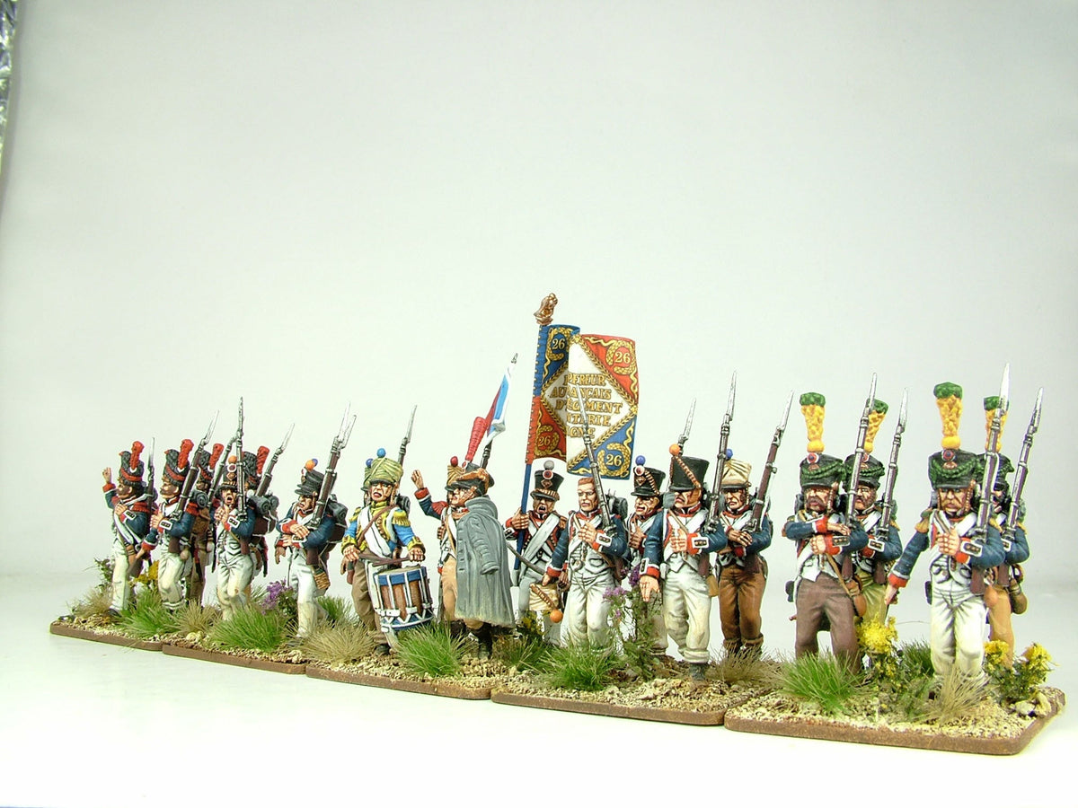 28mm Napoleonics - French Napoleonic Infantry 1807 - 1812
