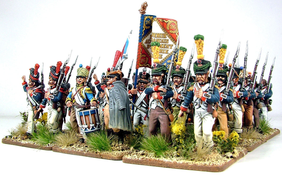 28mm Napoleonics - French Napoleonic Infantry 1807 - 1812