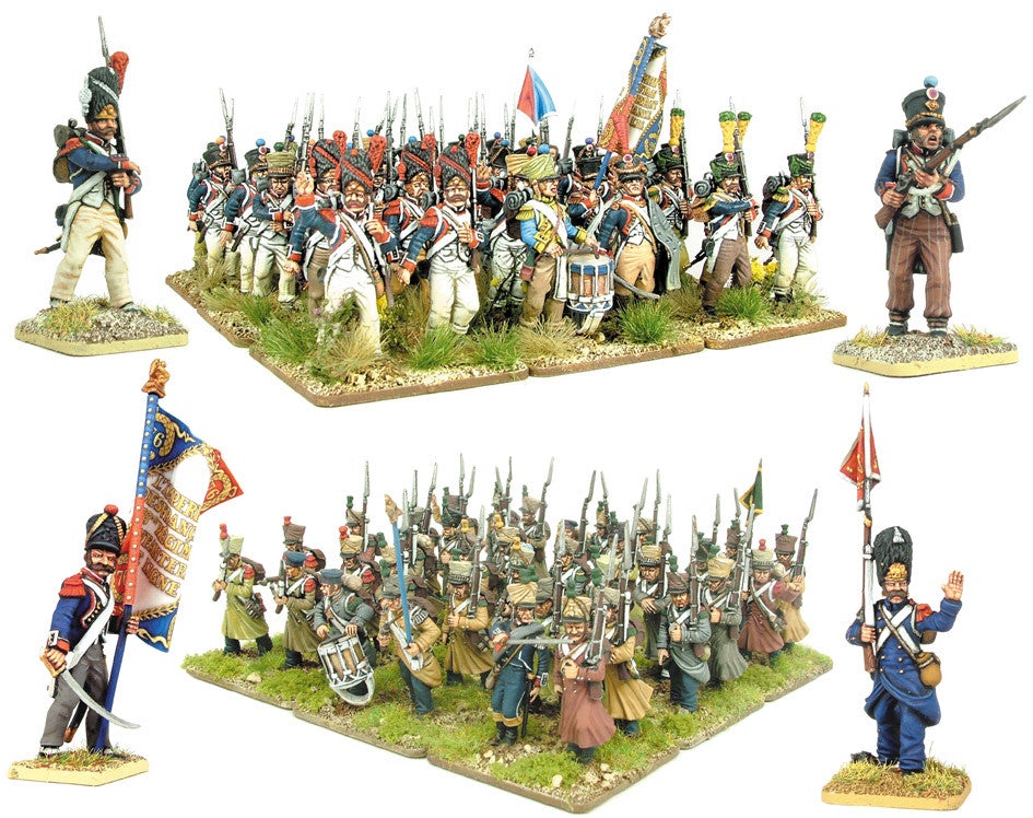 28mm Napoleonics - French Napoleonic Infantry 1807 - 1812