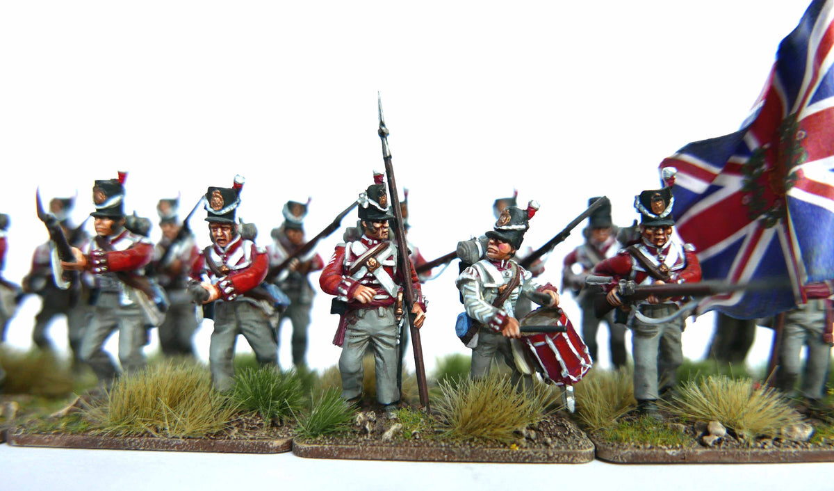 28mm Napoleonics - Waterloo British Infantry Centre Companies