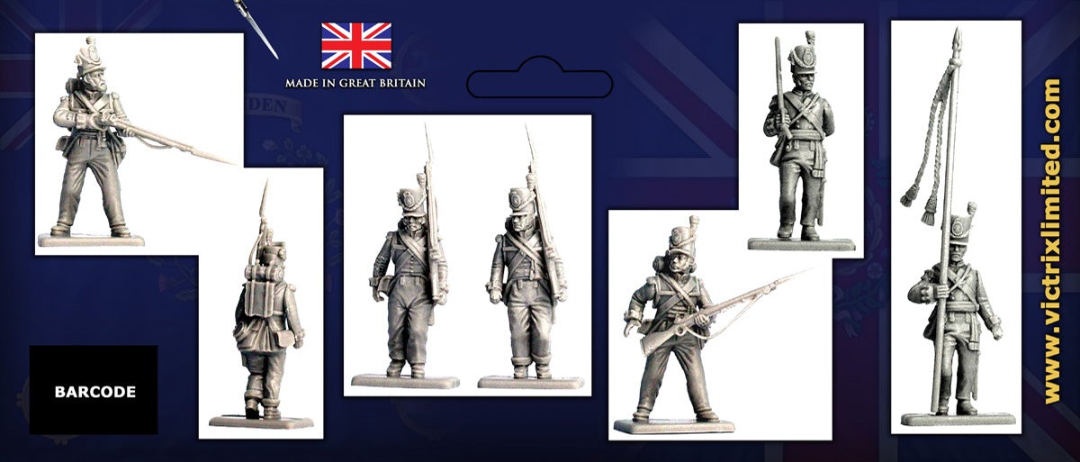 28mm Napoleonics - Waterloo British Infantry Centre Companies