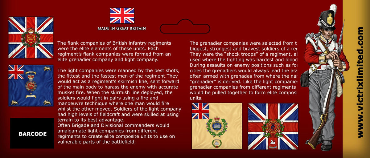 28mm Napoleonics - Waterloo British Infantry Flank Companies