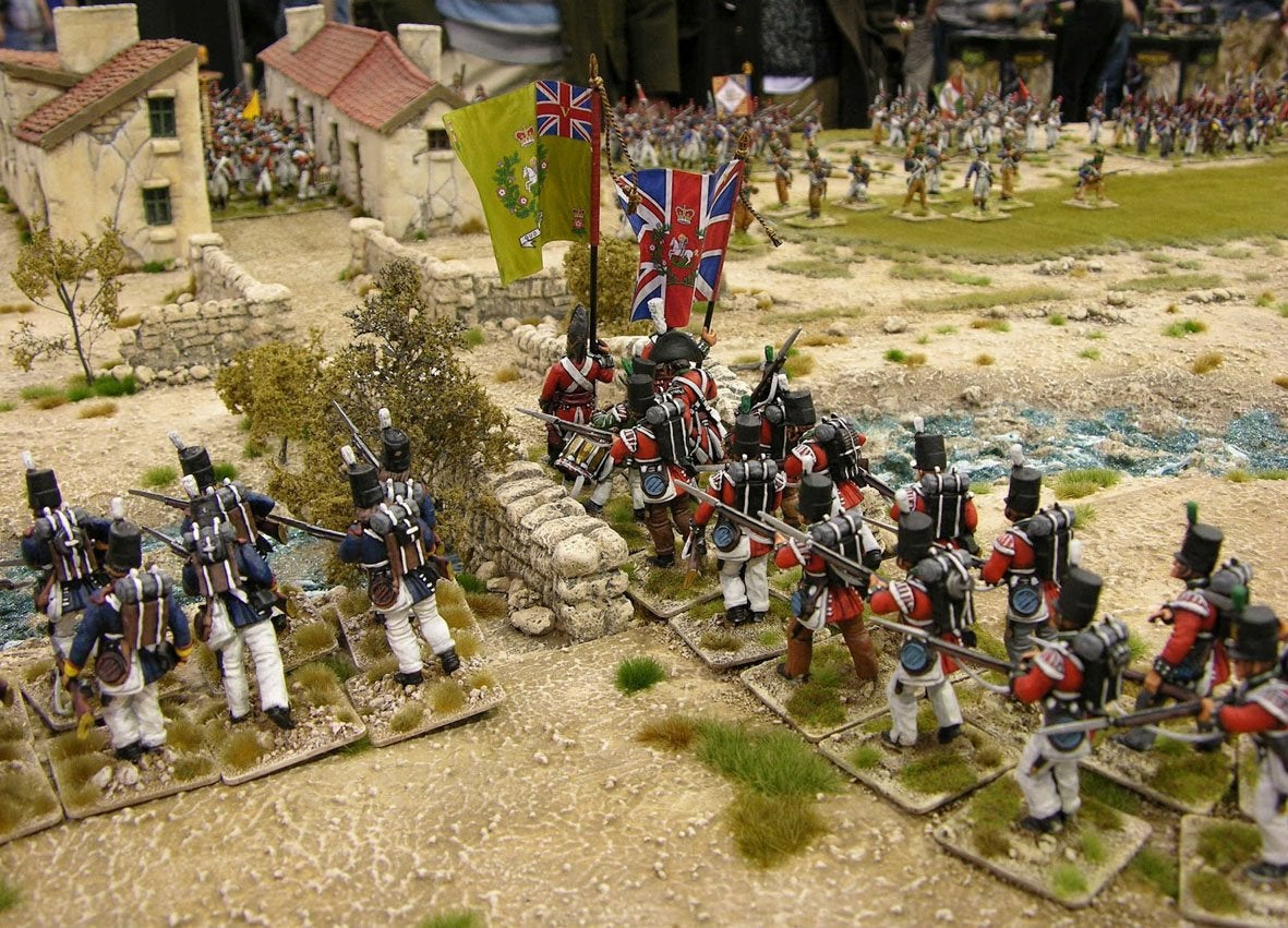 54mm Figures - 54mm British Napoleonic Peninsular Infantry Flank Companies