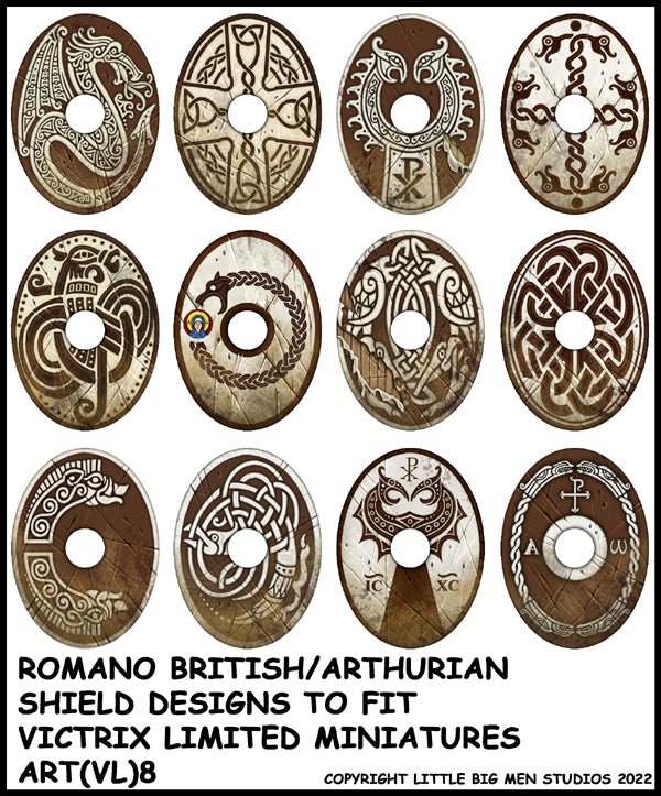 Romano British / Arthurian Shield Design 8