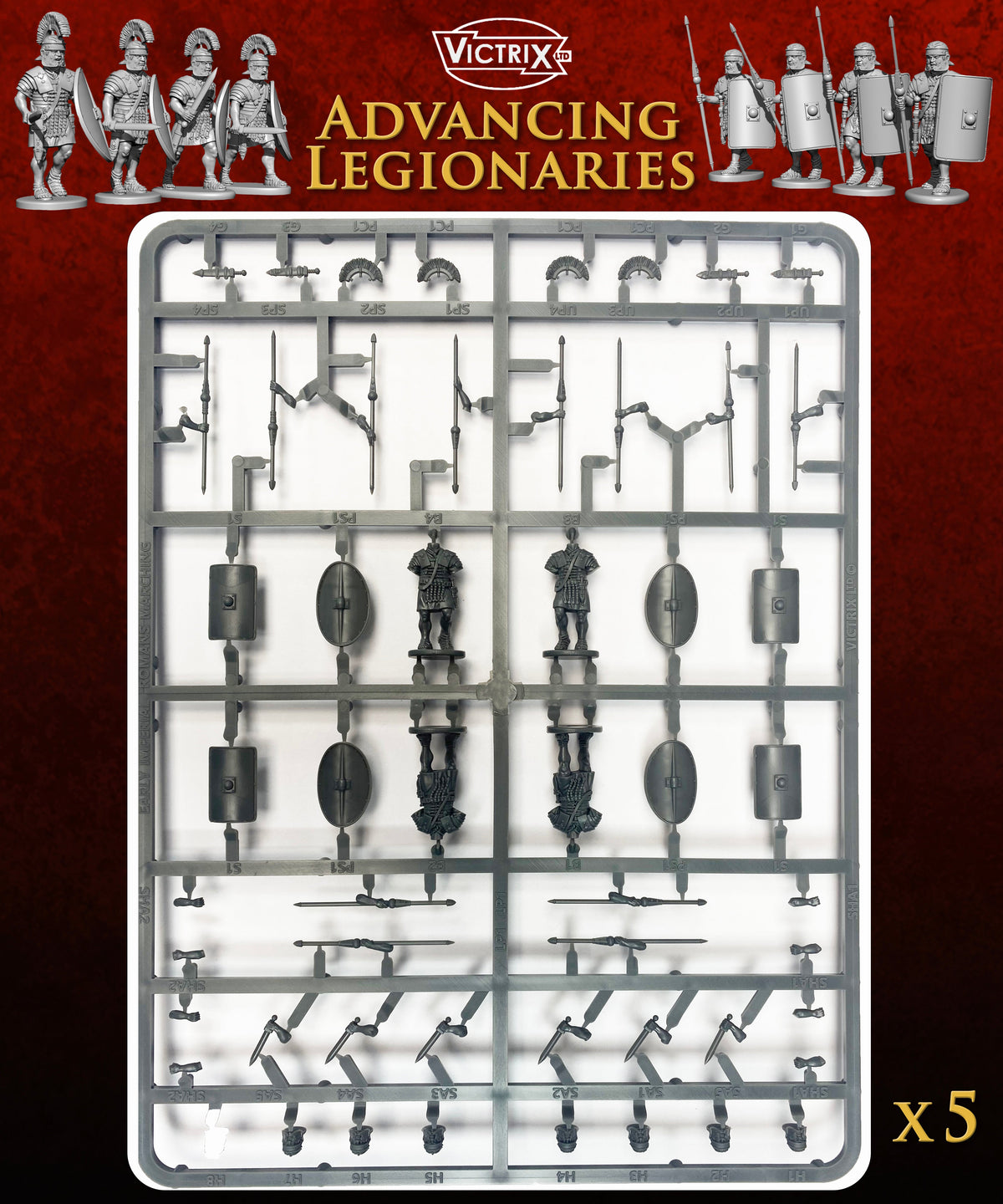 Early Imperial Roman Legionaries Advancing