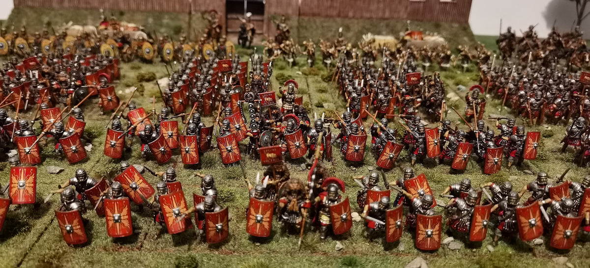 Early Imperial Roman Legionaries Attacking