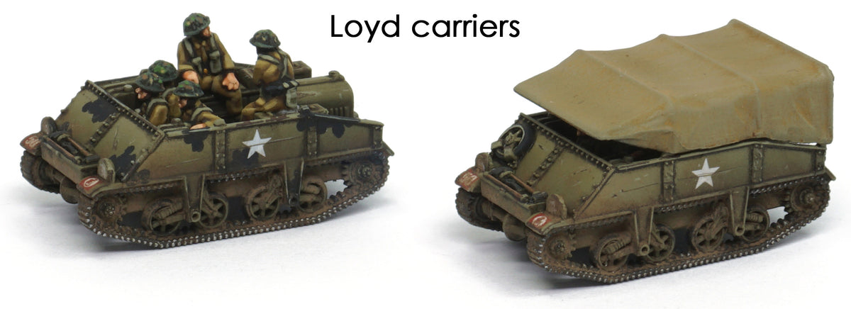 Loyd Carrier and 6pdr plus crews