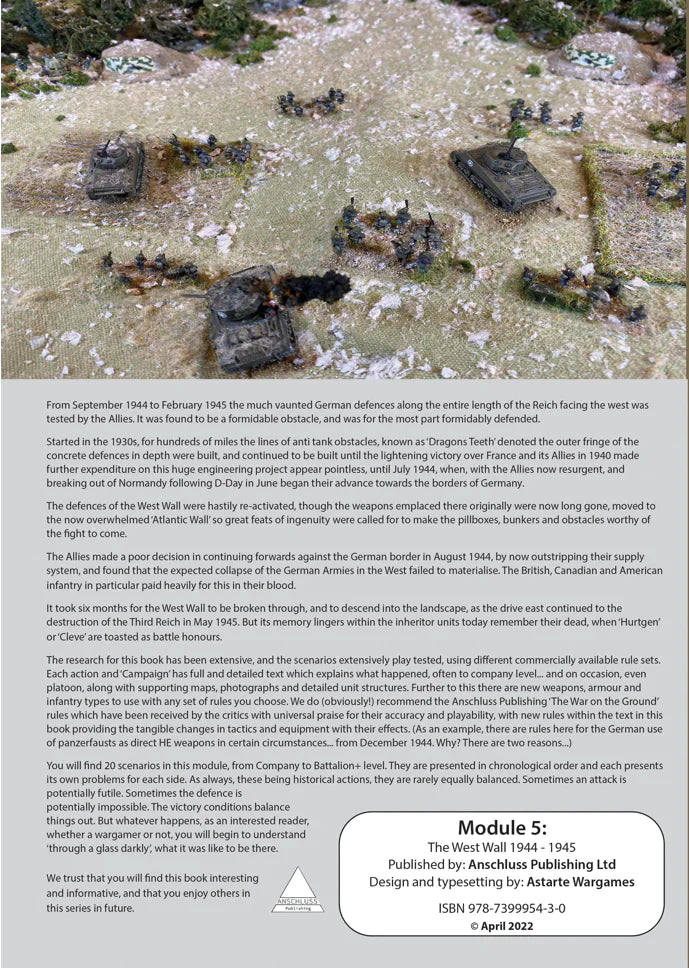 Forgotten Battles: The West Wall September 1944 - February 1945
