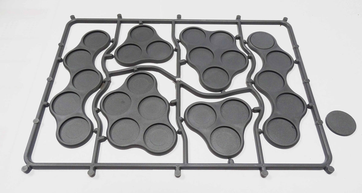 Basing Systems - Plastic Bases Set 10. Skirmish Movement Trays For 20mm Round Bases.