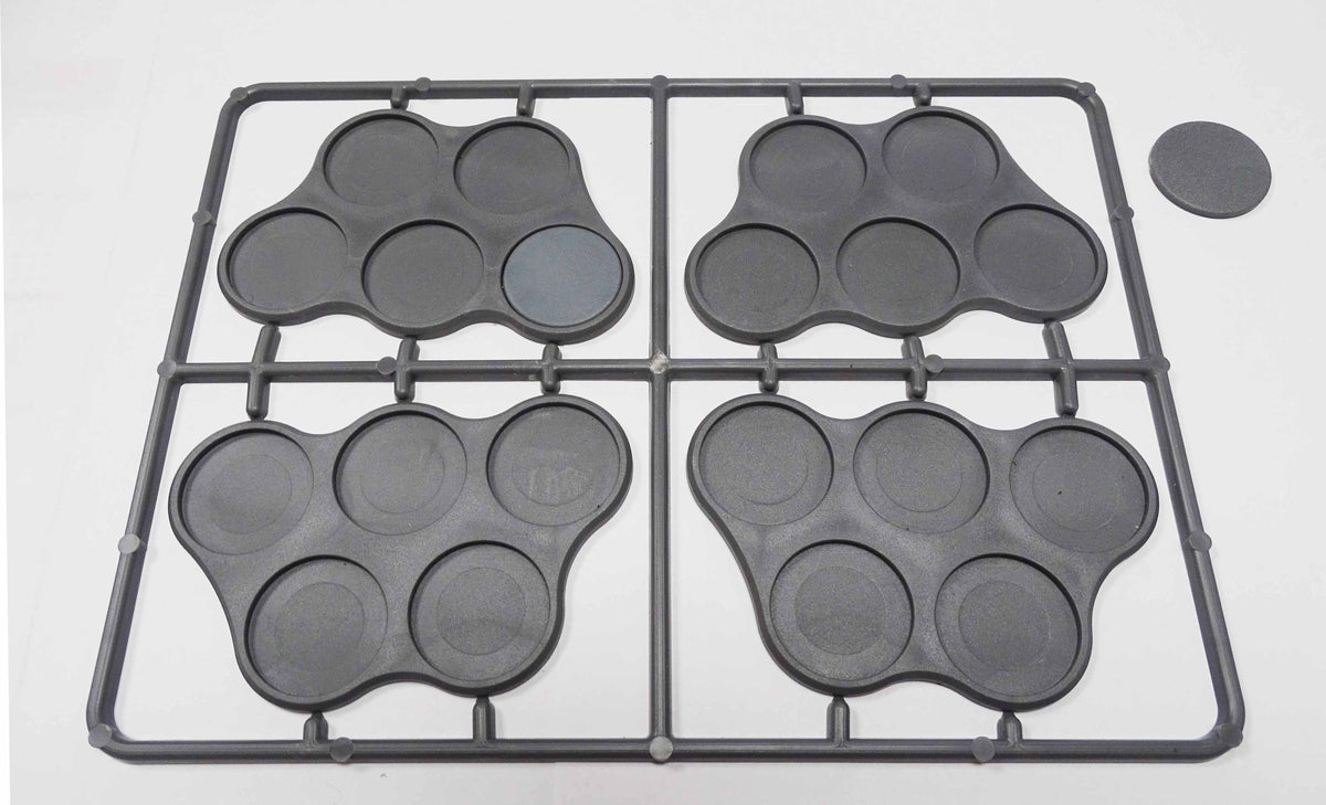 Basing Systems - Plastic Bases Set 8. Skirmish Movement Trays For 25mm Round Bases.