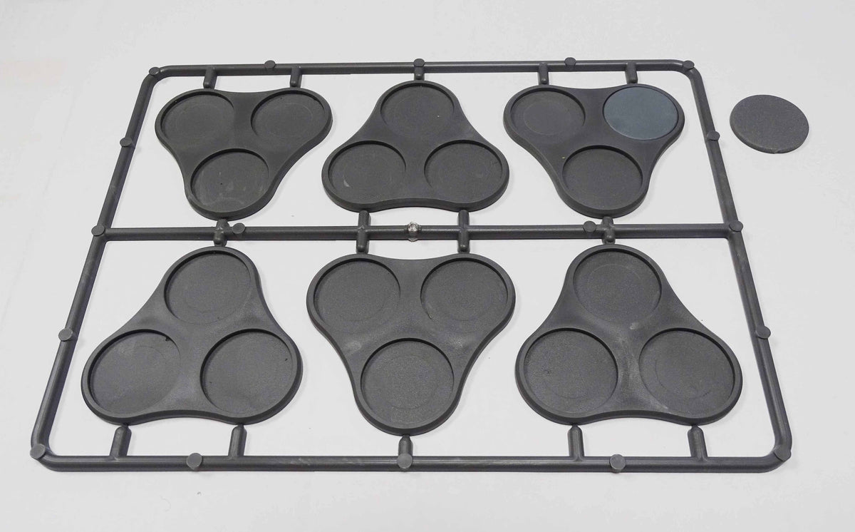 Basing Systems - Plastic Bases Set 9. Skirmish Movement Trays For 25mm Round Bases.