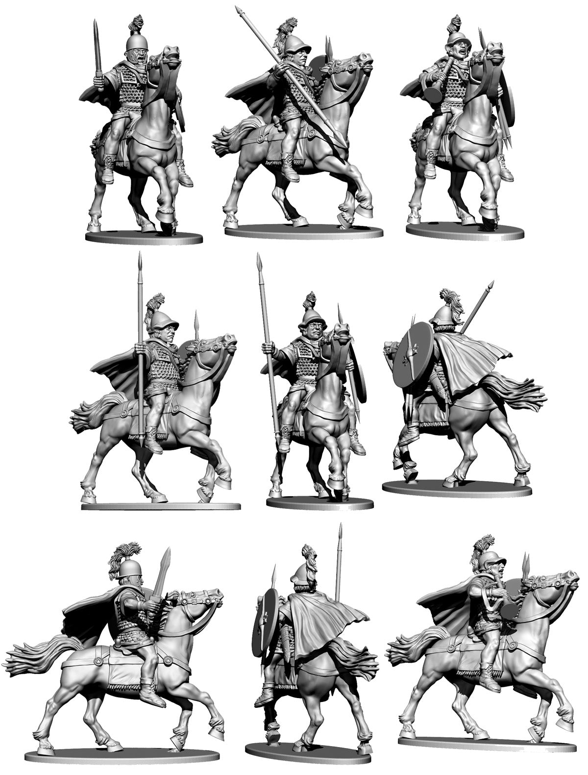Flags And Transfers - Republican Roman Cavalry
